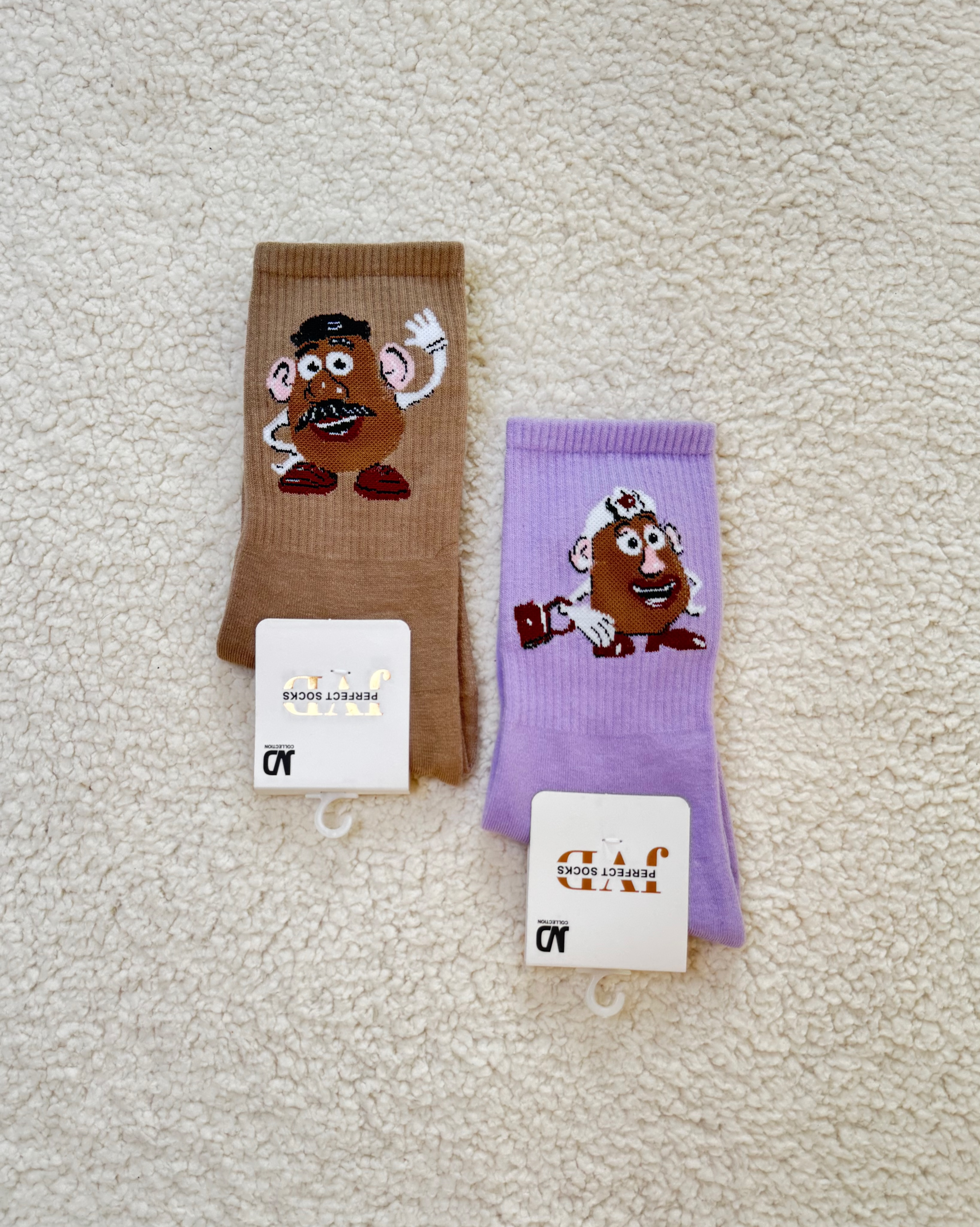 جوراب خانم و آقای سیب زمینی