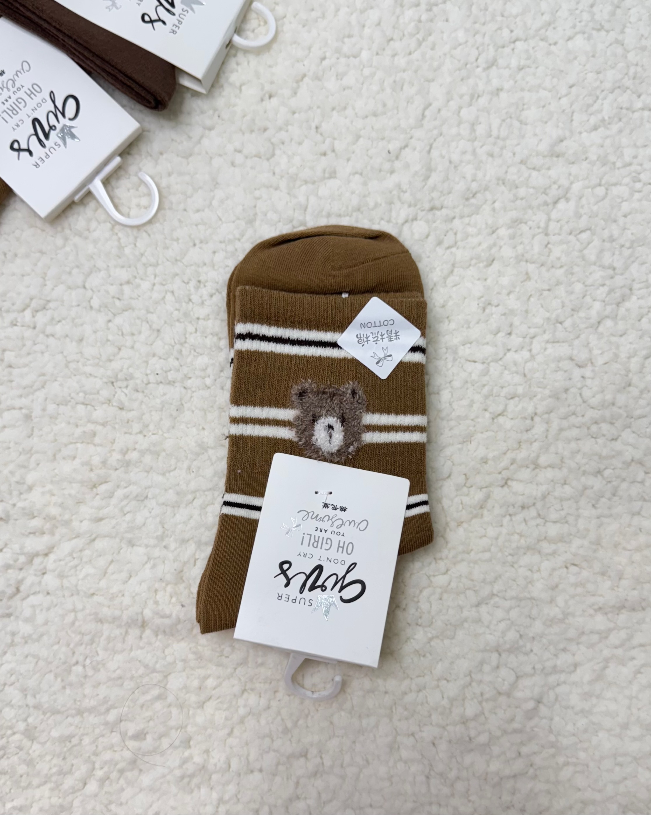 جوراب خرسی پشمالو